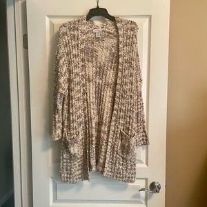 Beautiful colorful open front sweater
